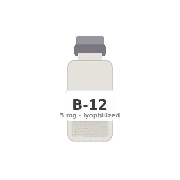 B-12 research vial